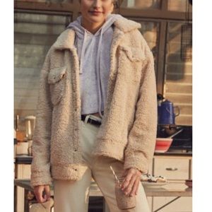 Urban Outfitters sherpa trucker jacket